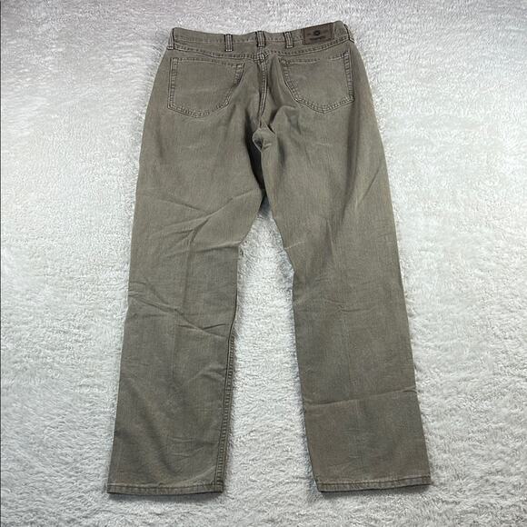 Wrangler relaxed fit tan jeans, 34 x 34 - Picture 3 of 9